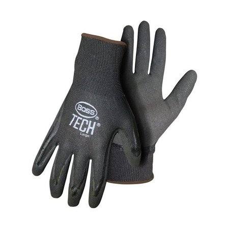 BOSS Glove Nitrile Foam Black Large 7820L